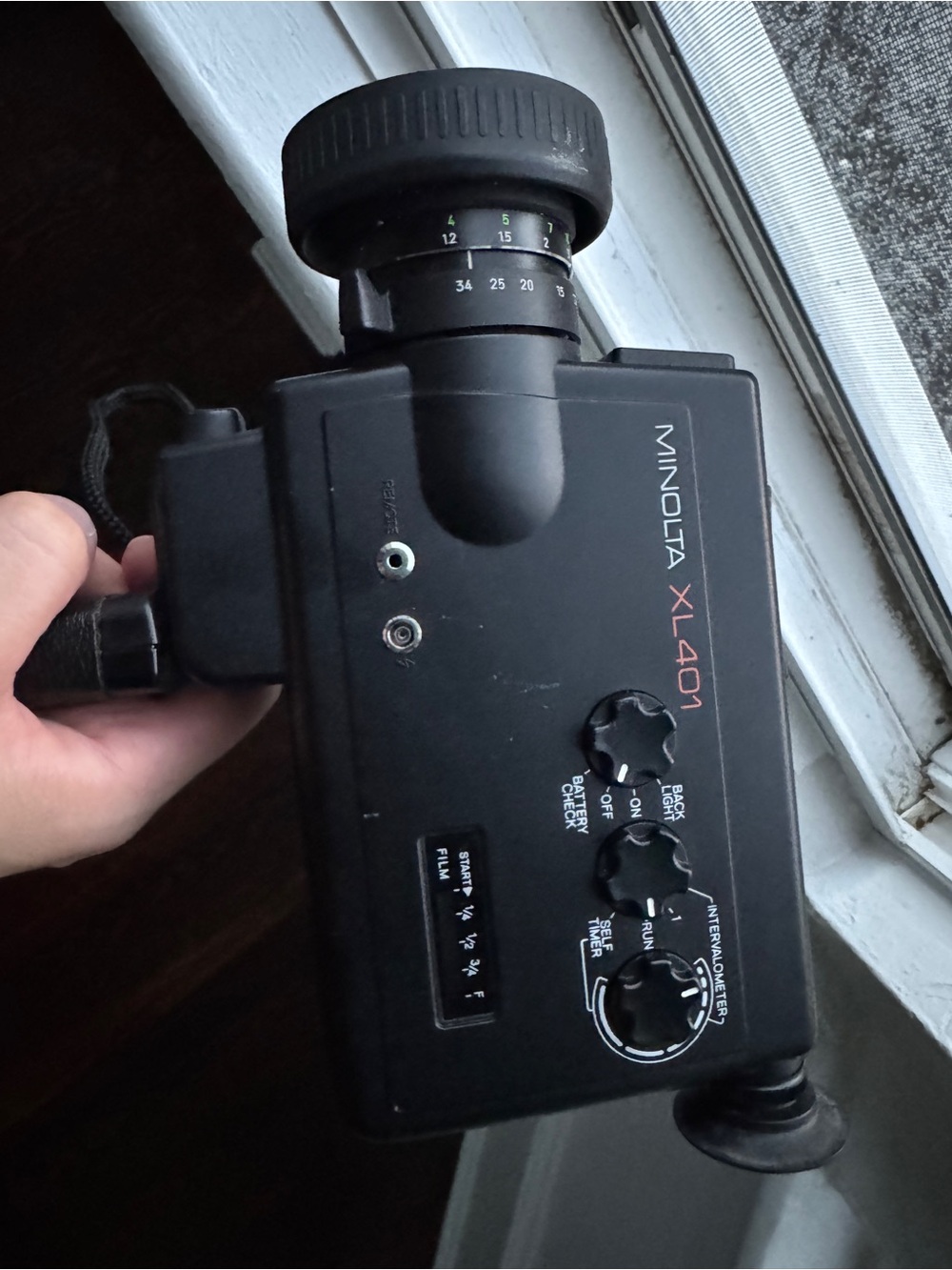 XL401 Minolta Black Vintage Camera